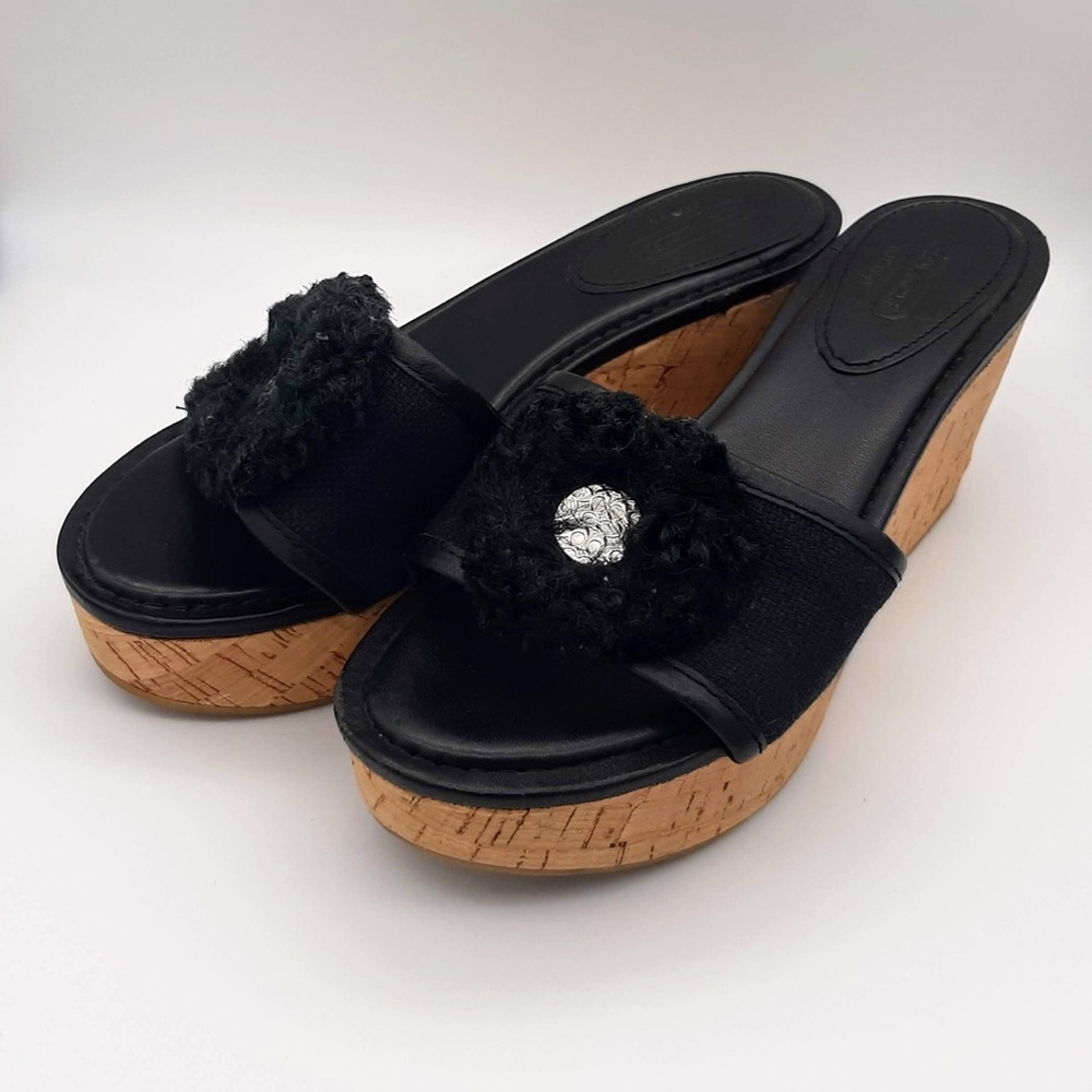 Coach Jazmin Wedge Sandal 6.5B